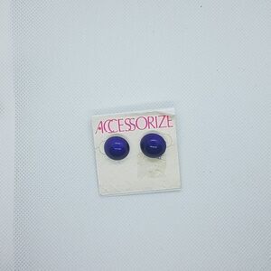 NWT Accessorize Blue Earrings